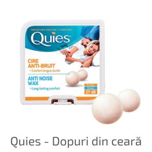 Quies – voskové špunty do uší